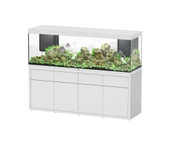 aquatlantis Aquarium Komplettsets - Aquarium Kombination Sublime Ultra 200x60, ca. B198,6/H152,2/T58,8 cm, 808 l Weiß
