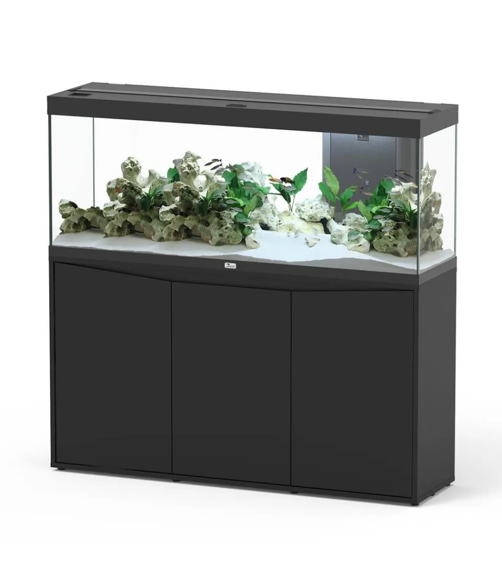 aquatlantis Aquarium Kombination Splendid Ultra 150, ca. B149/H143,9/T39,9 cm, 362 l Schwarz