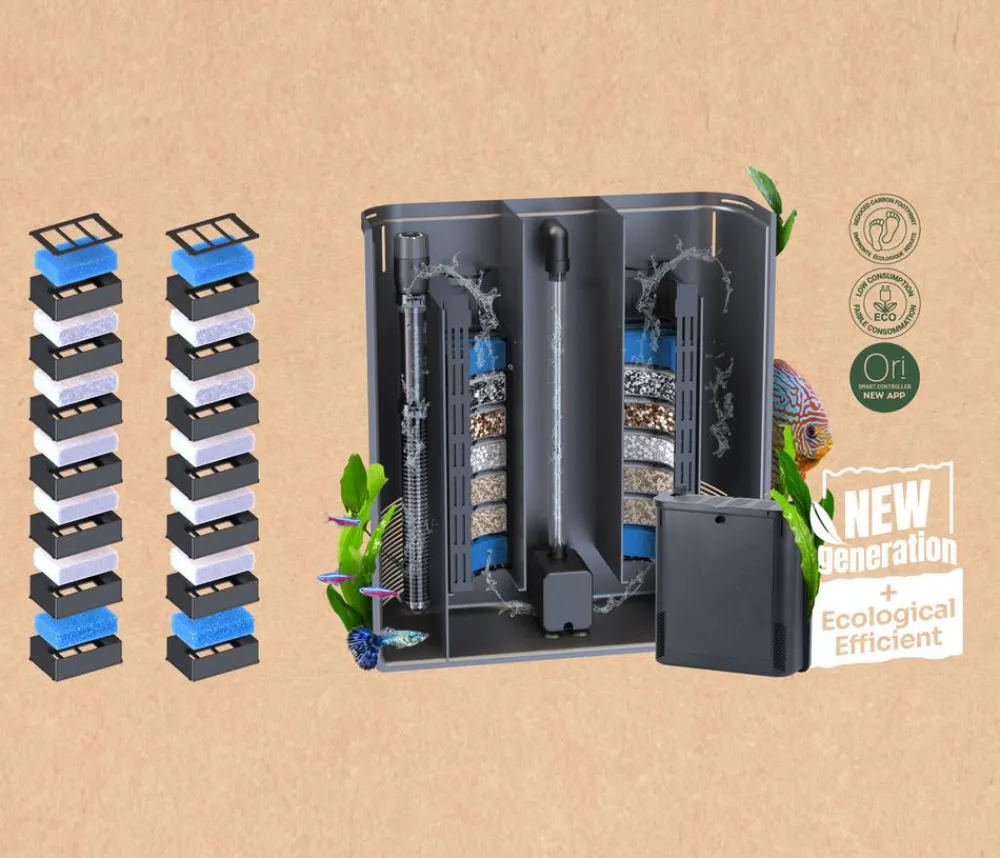 aquatlantis Aquarium Komplettsets > Aquarium Kombination Sublime Ultra 200x70, ca. B198,6/H157,4/T68,8 cm, 1016 l