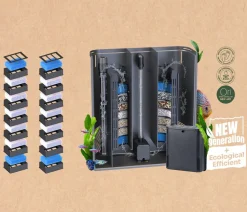 aquatlantis Aquarium Komplettsets > Aquarium Kombination Splendid Ultra 60, ca. B60,2/H138,9/T39,9 cm, 134 l