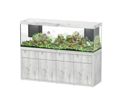 aquatlantis Aquarium Kombination Sublime Ultra 200x60, ca. B198,6/H152,2/T58,8 cm, 808 l Weiß Hot