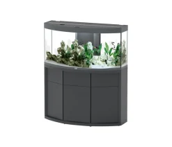 aquatlantis Aquarium Kombination Sublime Ultra Horizon 120, ca. B120,5/H143,9/T49 cm, 359 l Dunkelgrau Discount