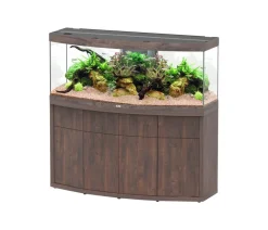 aquatlantis Aquarium Komplettsets - Aquarium Kombination Sublime Ultra Horizon 150, ca. B150,3/H143,9/T53,9 cm, 491 l Dunkelbraun