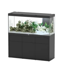 aquatlantis Aquarium Kombination Sublime Ultra 150x50, ca. B148,6/H152,2/T48,8 cm, 501 l Schwarz Hot