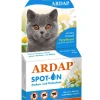 ARDAP® Ungezieferschutz|Katzenpflege - Zecken- und Flohschutz Spot-On für Katzen ab 4 kg, 3 x 0,8 ml