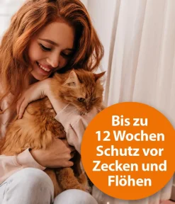 ARDAP® Ungezieferschutz|Katzenpflege - Zecken- und Flohschutz Spot-On für Katzen ab 4 kg, 3 x 0,8 ml