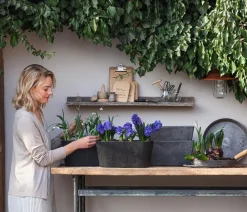 Artstone Kunststoff-Balkonkasten Claire Schwarz New