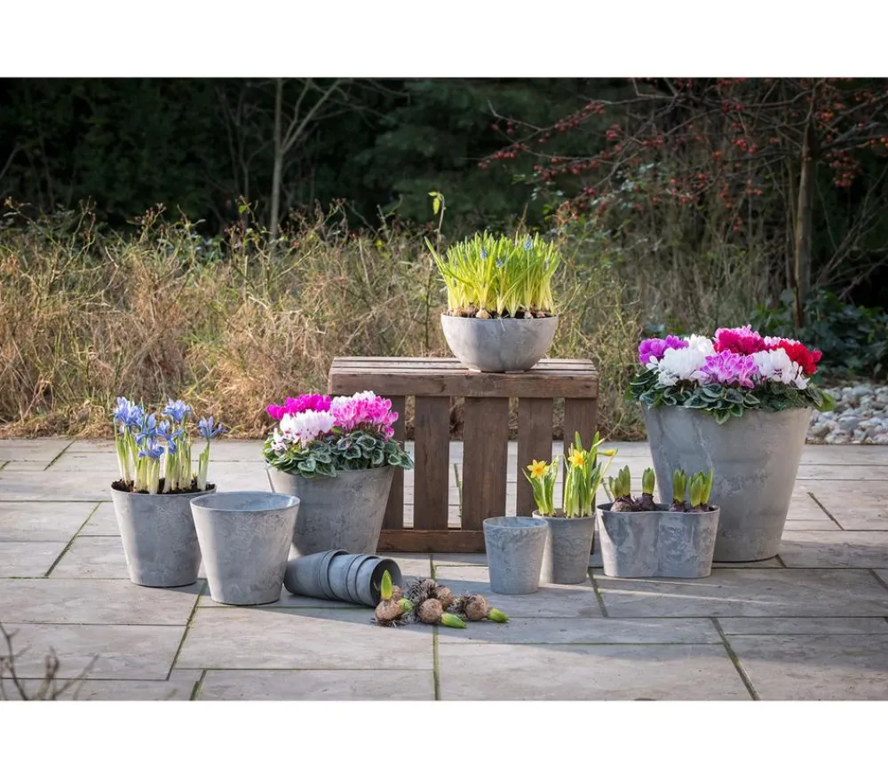 Artstone Blumentöpfe & Übertöpfe > Kunststoff-Blumentopf Claire, rund