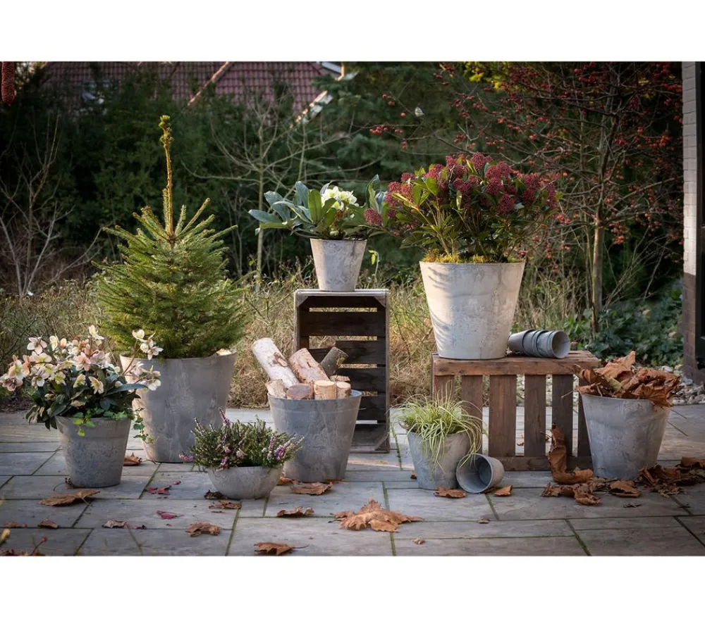Artstone Blumentöpfe & Übertöpfe > Kunststoff-Blumentopf Claire, rund