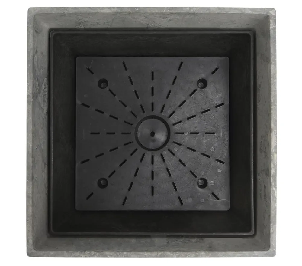 Artstone Kunststoff-Topf Ella Grau Outlet