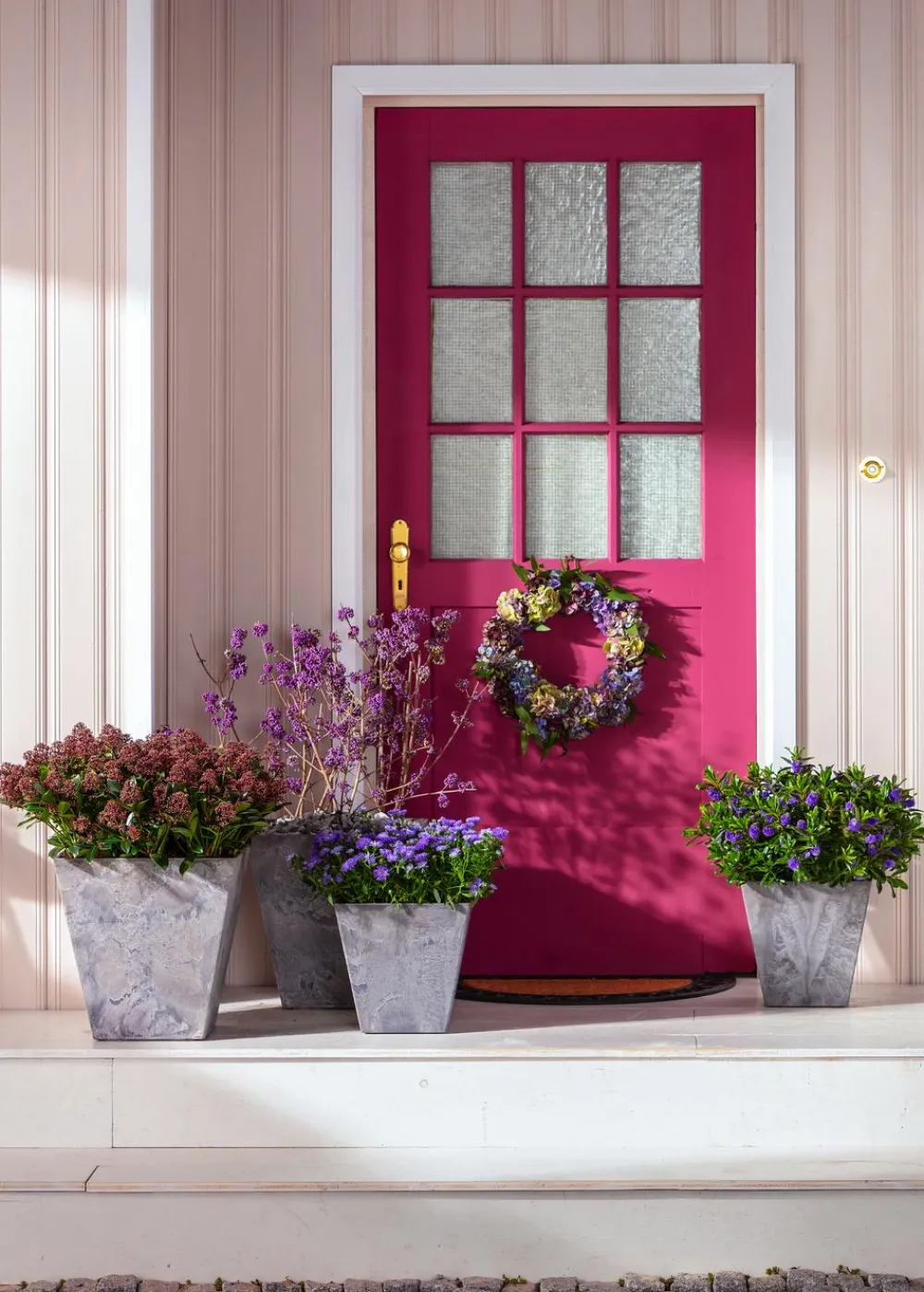 Artstone Kunststoff-Topf Ella Grau Outlet