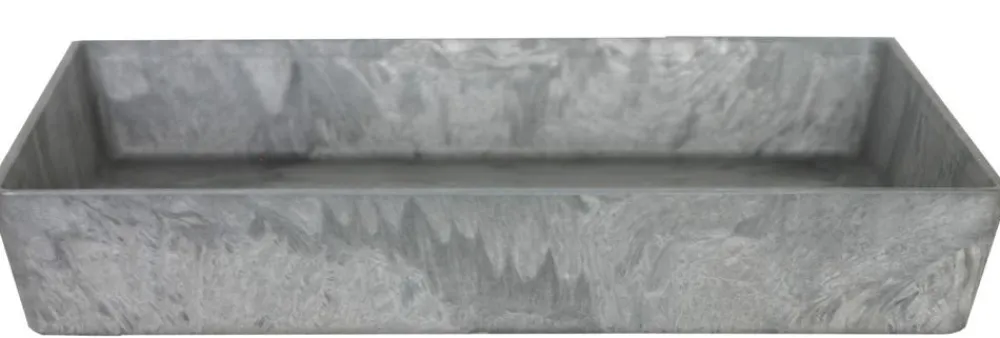 Artstone Blumentopf Untersetzer - Kunststoff-Untersetzer Ella Grau
