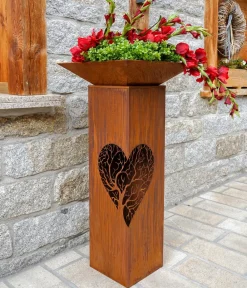 Badeko Metall-Säule Lebensader, ca. H100 cm Braun Online