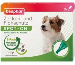 Beaphar Ungezieferschutz|Hundepflege & Hygiene - Spot On für kleine Hunde, 3x1 ml