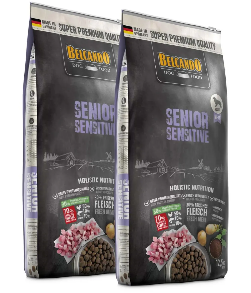 BELCANDO® Trockenfutter Hund - Trockenfutter für Hunde Senior Sensitive