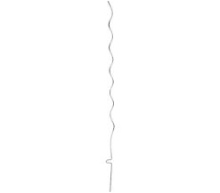 Bellissa Rankstäbe - Metall-Spiralpflanzstab, 170 cm Silber