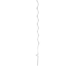 Bellissa Rankstäbe - Metall-Spiralpflanzstab, 170 cm Silber