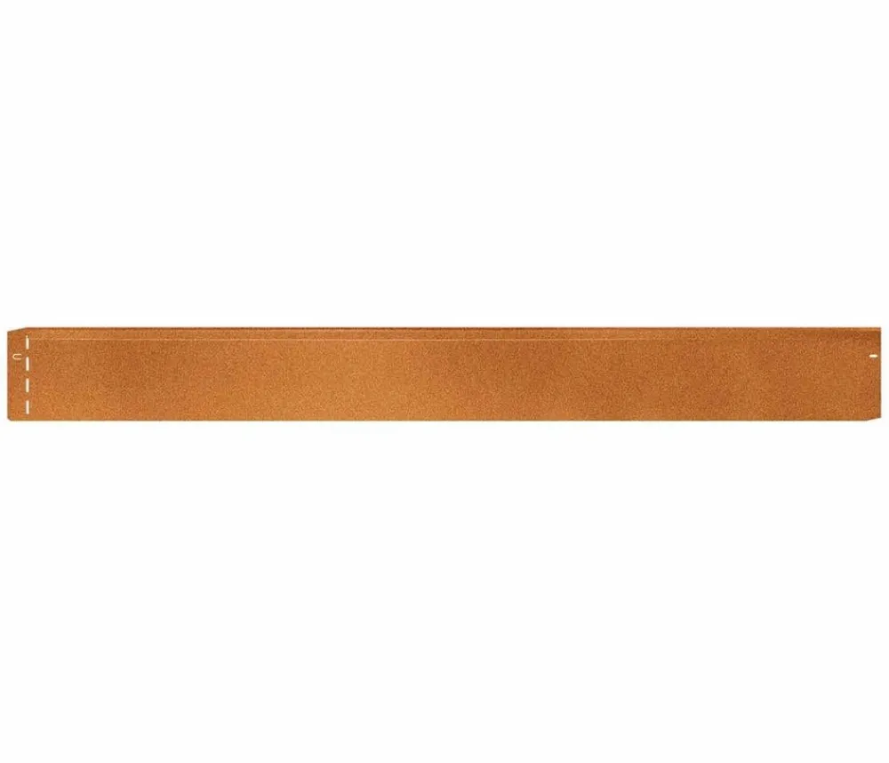 Bellissa Mähkanten & Beetkanten - Rasenkante Corten, ca. B118/H20 cm Braun