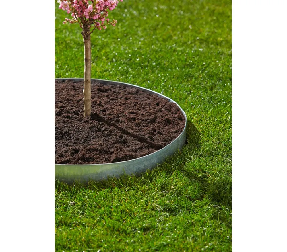 Bellissa Rasenkante, verzinkt, ca. B118/H12,5 cm Hellgrau Best