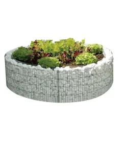 Bellissa Stahl-Hochbeet, rund Silber Clearance