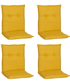 beo Sitzauflagen - Niederlehnerauflage Brovine, 4er-Set Gelb