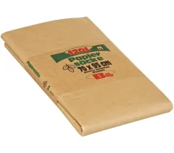 Bio Bag Komposter & Abfallbehälter - Papiersack, 120 Liter, 2 Stk. Braun