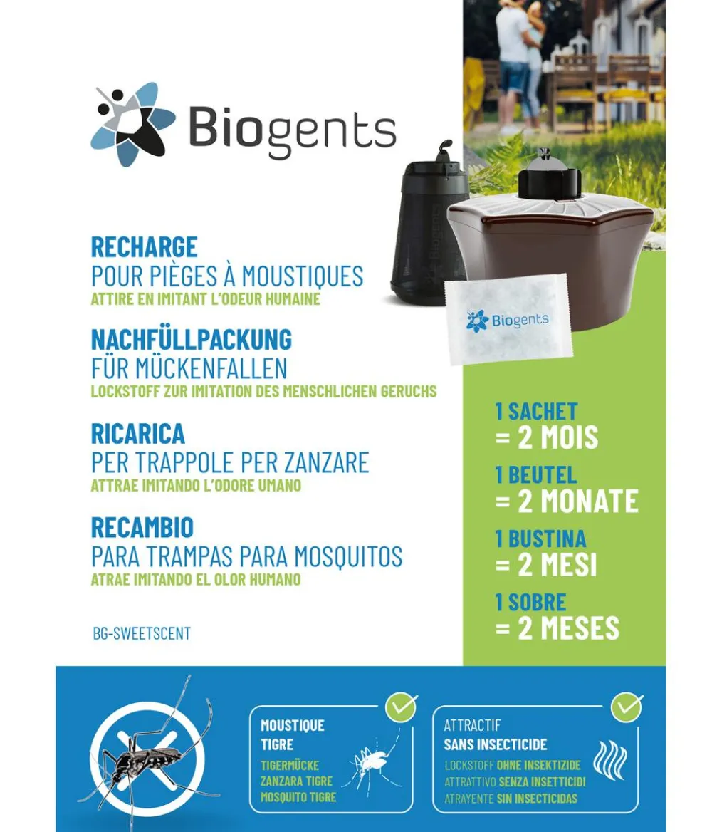 Biogents Schädlingsbekämpfungsmittel|Insektenschutz & Fallen > Nachfüllpack BG-Sweetscent für Mückenfallen