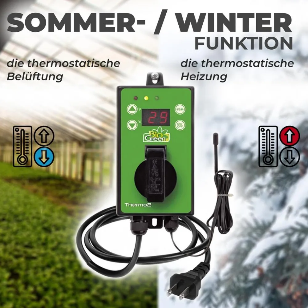 Bio Green Gewächshaus Zubehör > Digitalthermostat