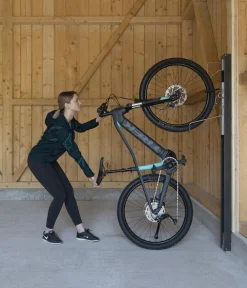 biohort BikeLift Wandmontage, ca. B16/H180/T38 cm Dunkelgrau Clearance