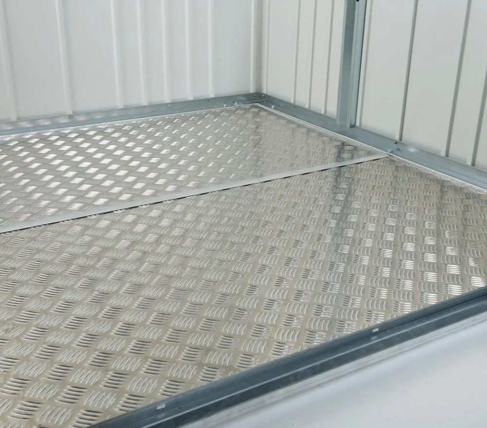 biohort Böden & Fundamente - Bodenplatte Europa, Neo, Geräteschrank und WoodStock® Silber