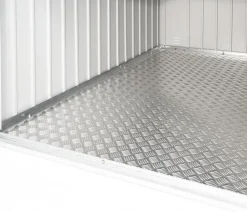 biohort Böden & Fundamente - Bodenplatte MiniGarage L, ca. B131,6/H0,20/T189,7 cm Silber