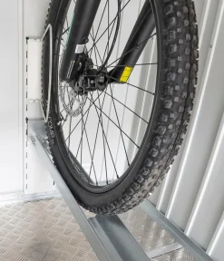 biohort Fahrradschiene MiniGarage L, ca. B17,9/H139,5/T199,9 cm Silber
