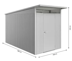 biohort Gartenhäuser & Gerätehäuser > Gerätehaus AvantGarde® Gr. A4, ca. B180/H222/T380 cm