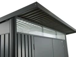 biohort Gerätehaus AvantGarde® Gr. A4, ca. B180/H222/T380 cm Dunkelgrau New