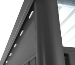 biohort Gerätehaus AvantGarde® Gr. A4, ca. B180/H222/T380 cm Dunkelgrau New