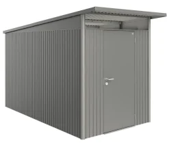 biohort Gerätehaus AvantGarde® Gr. A4, ca. B180/H222/T380 cm Quarzgrau Sale