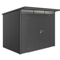 biohort Gerätehaus AvantGarde® A5, ca. B260/H218/T220 cm Dunkelgrau Clearance