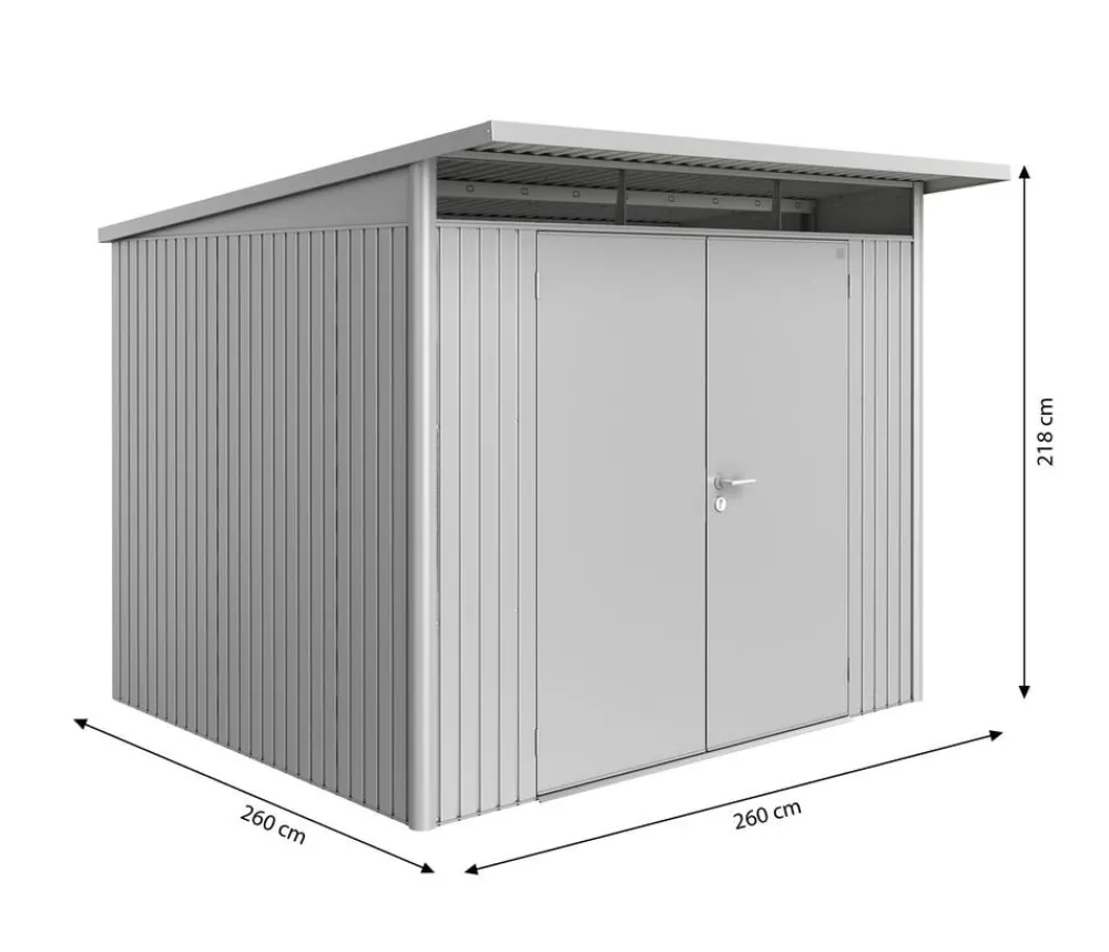 biohort Gartenhäuser & Gerätehäuser > Gerätehaus AvantGarde® Gr. A6, ca. B260/H218/T260 cm