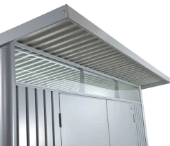 biohort Gartenhäuser & Gerätehäuser - Gerätehaus AvantGarde® A5, ca. B260/H218/T220 cm Silber