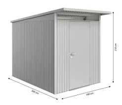 biohort Gartenhäuser & Gerätehäuser > Gerätehaus AvantGarde® Gr. A3, ca. B180/H218/T300 cm