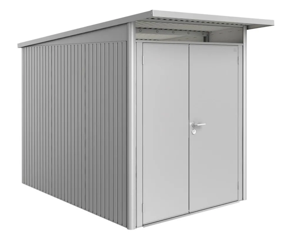 biohort Gerätehaus AvantGarde® Gr. A3, ca. B180/H218/T300 cm Silber Clearance