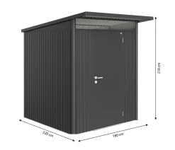 biohort Gerätehaus AvantGarde® A1, ca. B180/H250/T220 cm Dunkelgrau Online