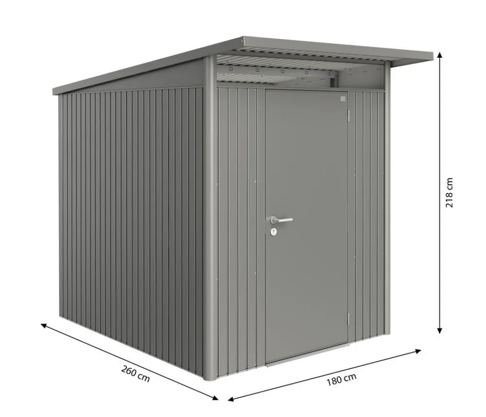 biohort Gartenhäuser & Gerätehäuser > Gerätehaus AvantGarde® Gr. A2, ca. B180/H218/T260 cm