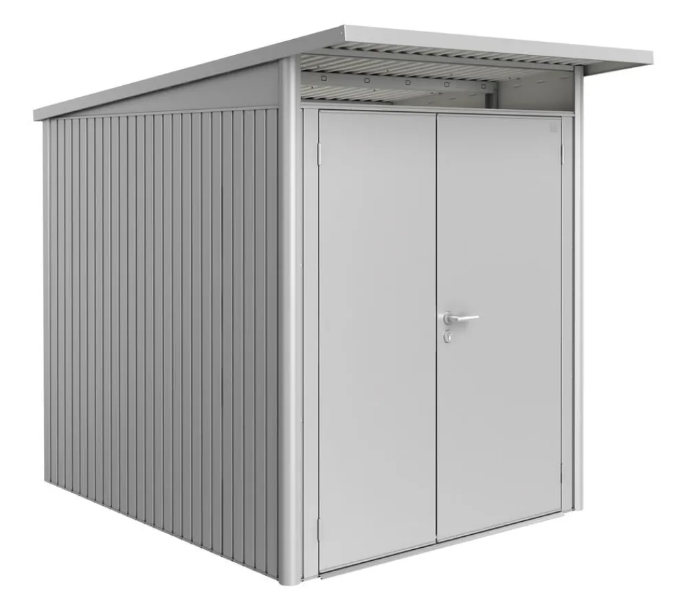 biohort Gerätehaus AvantGarde® Gr. A2, ca. B180/H218/T260 cm Silber