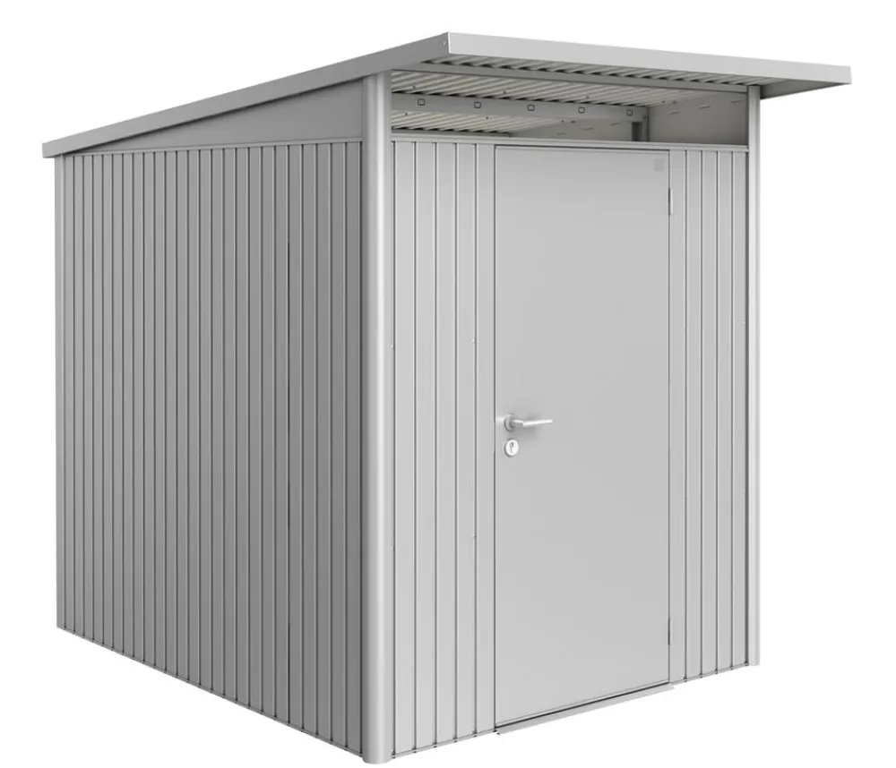 biohort Gartenhäuser & Gerätehäuser - Gerätehaus AvantGarde® Gr. A2, ca. B180/H218/T260 cm Silber