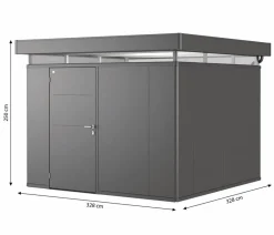 biohort Gartenhäuser & Gerätehäuser > Gerätehaus CasaNova® 3 x 3, ca. B328/H250/T328 cm