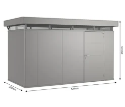 biohort Gartenhäuser & Gerätehäuser > Gerätehaus CasaNova® 4 x 2, ca. B428/H250/T228 cm