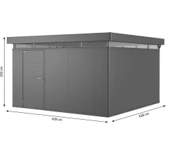 biohort Gartenhäuser & Gerätehäuser > Gerätehaus CasaNova® 4 x 4, ca. B428/H250/T428 cm