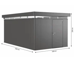 biohort Gartenhäuser & Gerätehäuser > Gerätehaus CasaNova® 3 x 5, ca. B328/H250/T528 cm