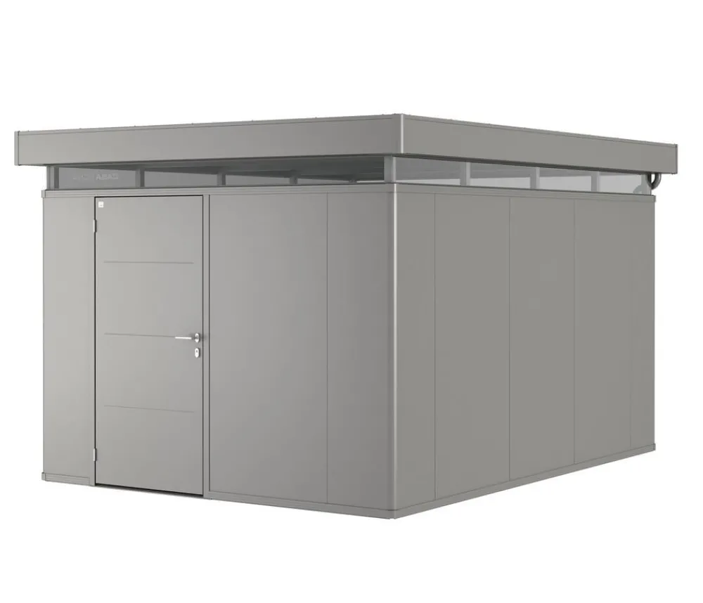 biohort Gerätehaus CasaNova® 3 x 4, ca. B328/H250/T428 cm Quarzgrau Discount